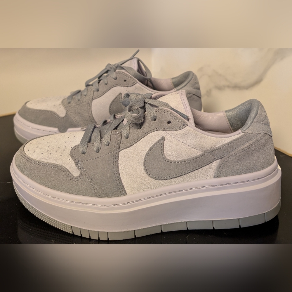 Air Jordan 1 Elevate Low "Stealth/Titanium" Sneakers Size MSRP $140 - Picture 4 of 8